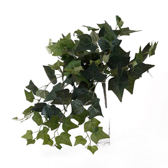 18" Faux Leaf Bush Plant Ivy