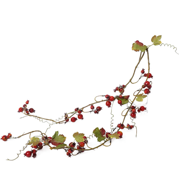 35" Artificial Roses Fruits Vines