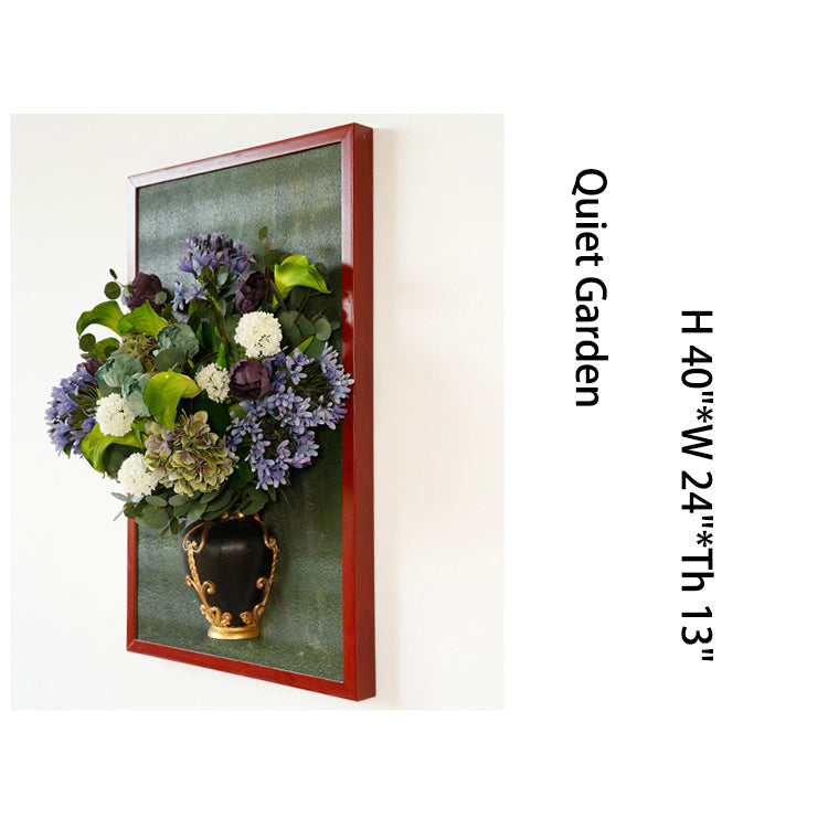 Hand Painted Art - Quiet Garden