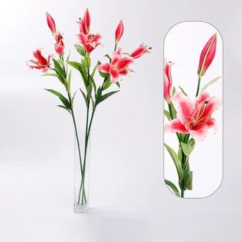 Artificial Tiger Lily (Set of 3)