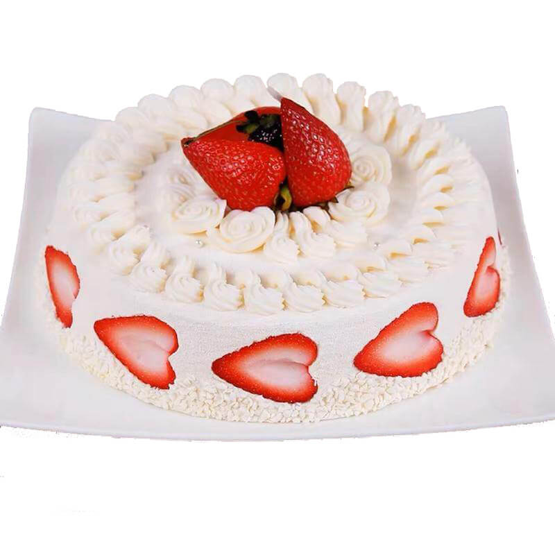 9" Romantic Strawberry Cake