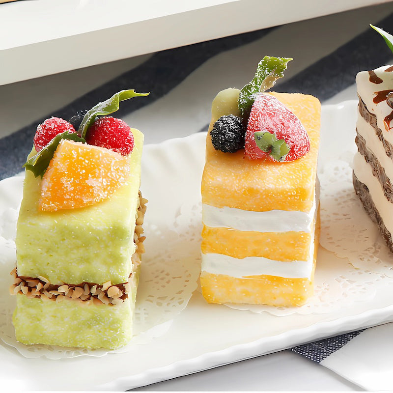 2.4" Artificial Mini Cake Set