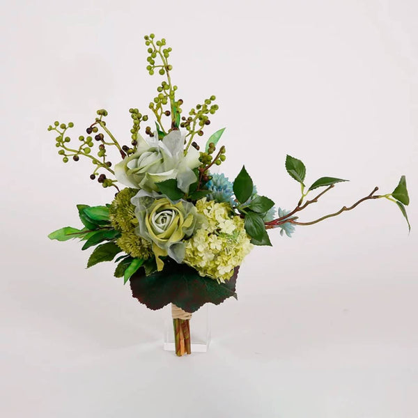 Forest Green Fake Bouquet