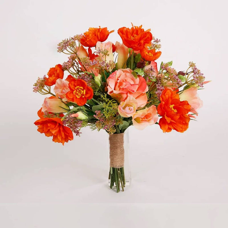 Orange Sunshine Fake Bouquet