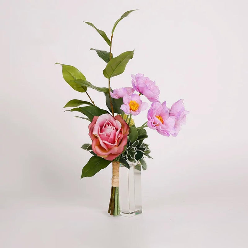 Pale Purple Fake Bouquet