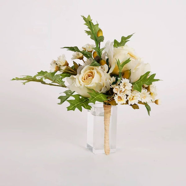 Pale Yellow Fake Bouquet