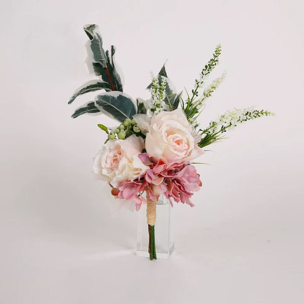 Pink Romantic Fake Bouquet