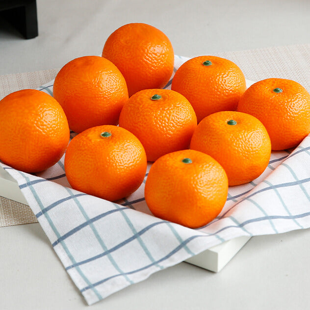 Lifelike Faux Orange Fruit