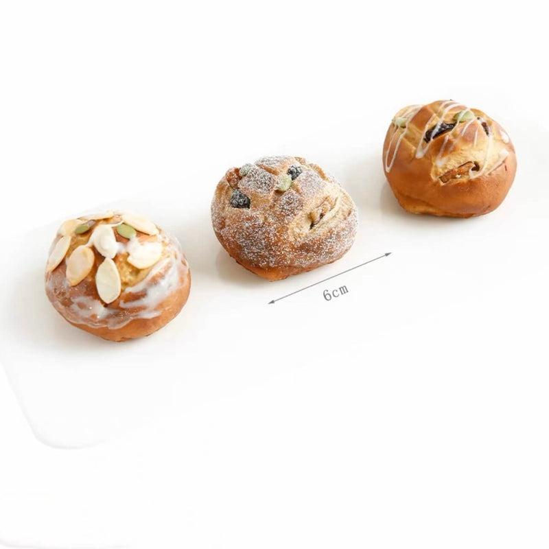 Assorted Buns Bread Set of 3