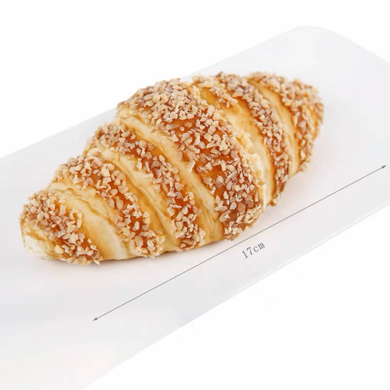 Artificial Cinnamon Croissant