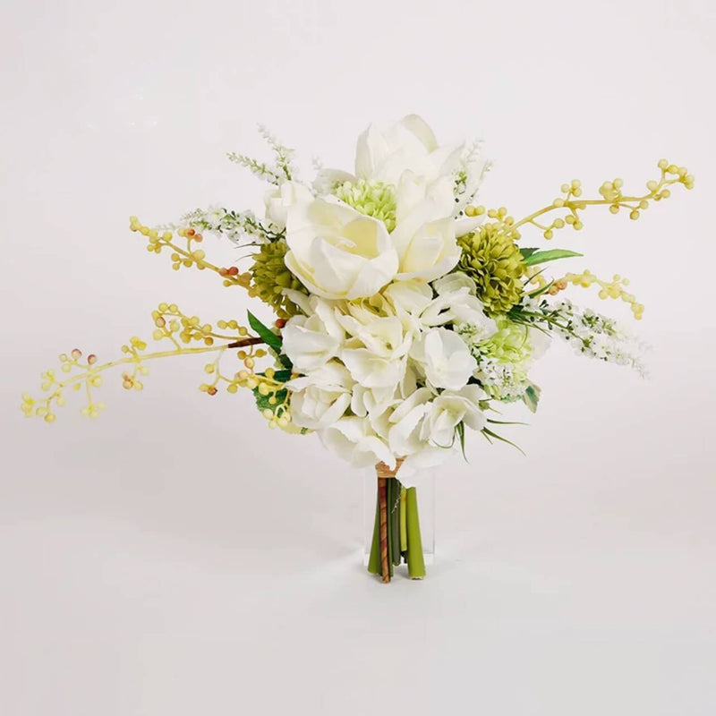 White Elegant Fake Bouquet
