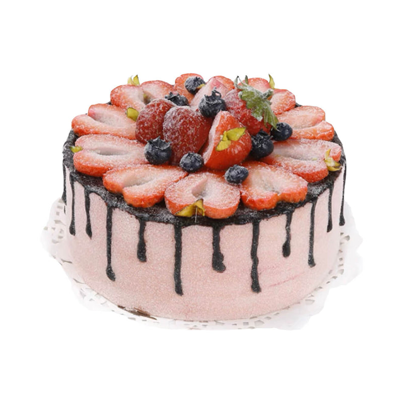 6" Pink Strawberry Ice Cream Cake