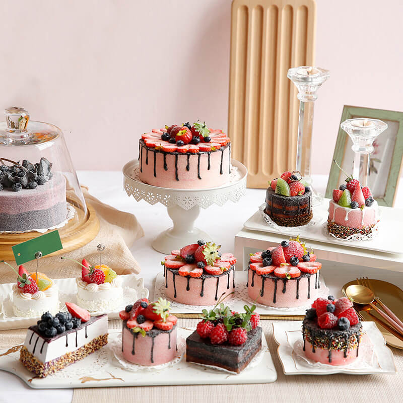 2.5" Fake Fruit Cream Cake
