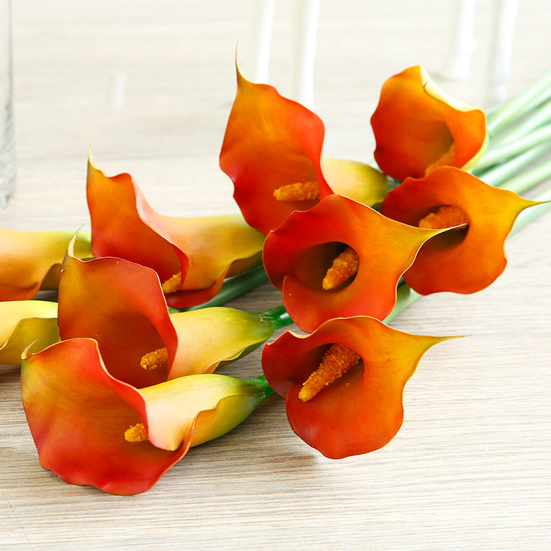 Faux Large Calla Lily Set of 6