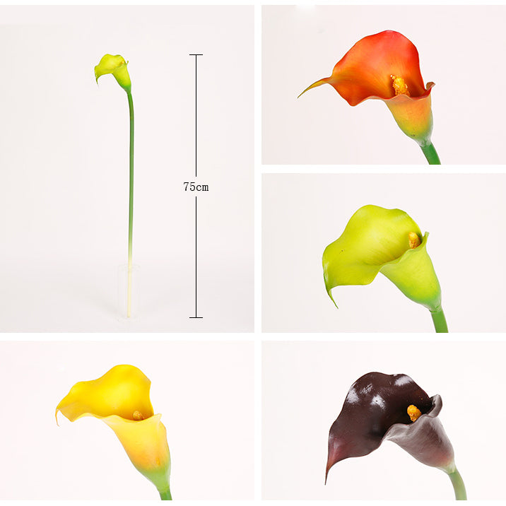 Faux Large Calla Lily Set of 6