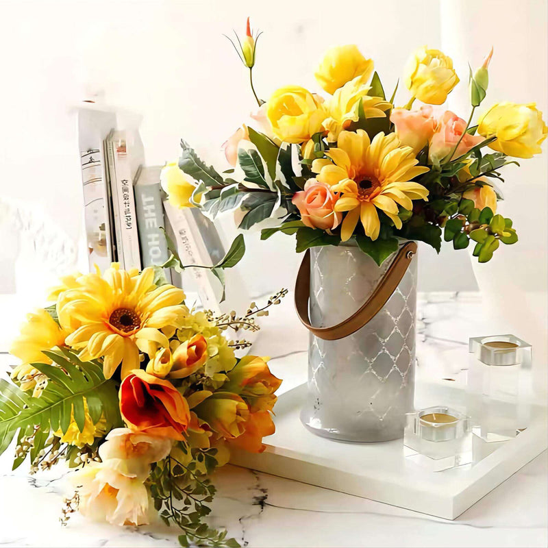 Cheerful Yellow Fake Bouquet