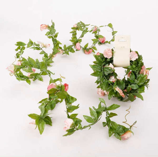 71" Artificial Hanging Pea Flower Vine