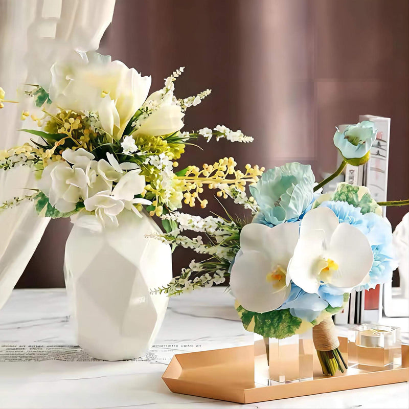 White Elegant Fake Bouquet