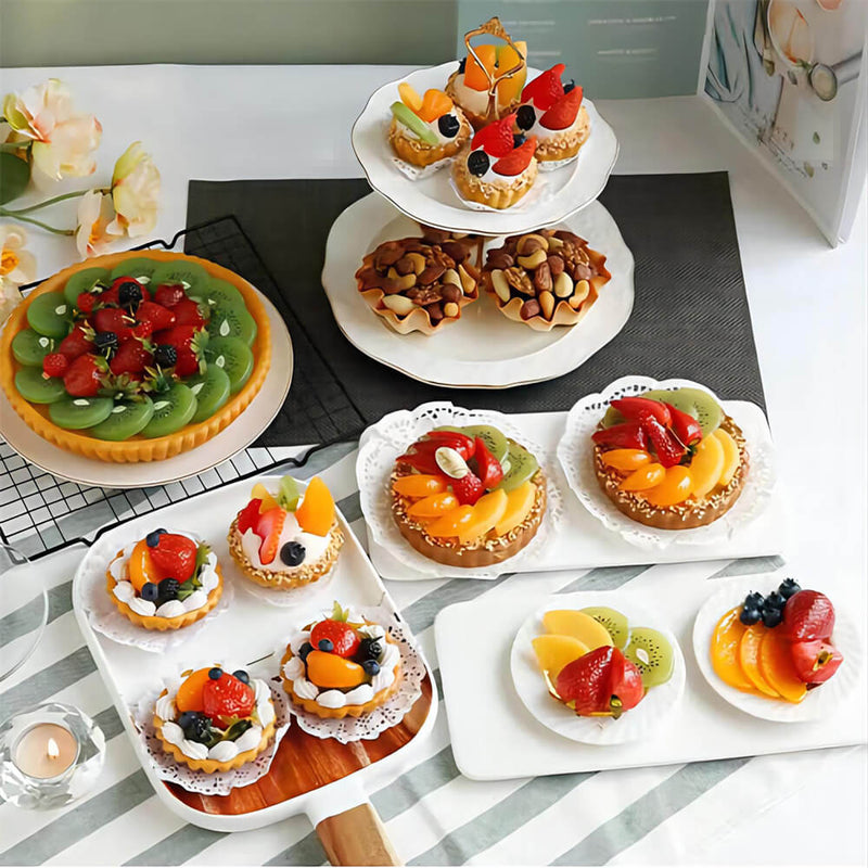 3" Fake Cream Fruit Tart