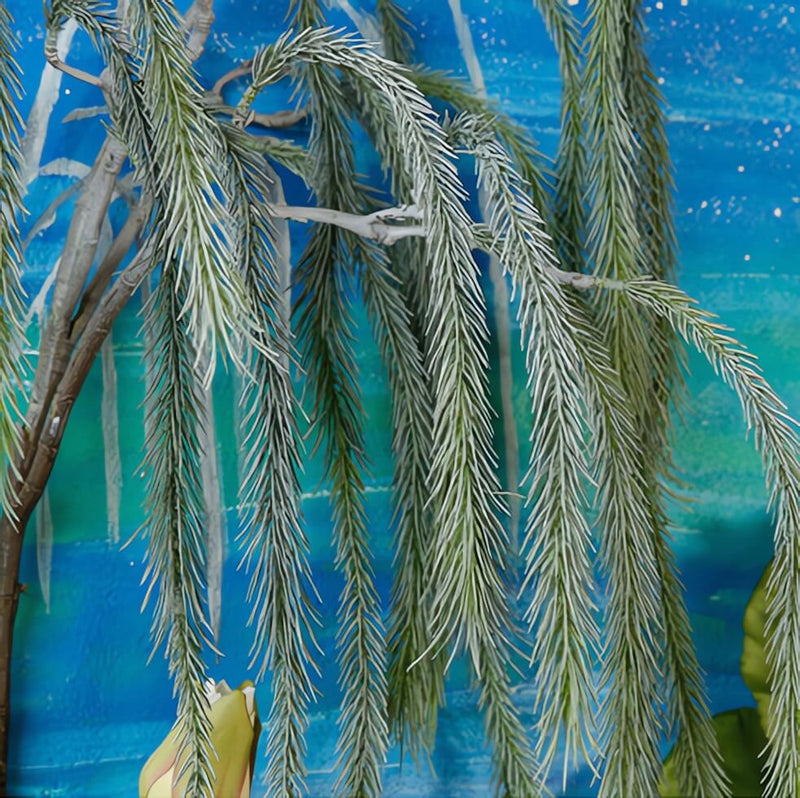 Hand Painted Art - Lotus Pond Moonlight