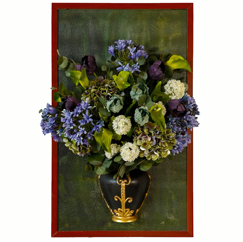 Hand Painted Art - Quiet Garden