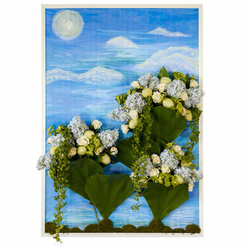 Hand Painted Art - City in the Sky