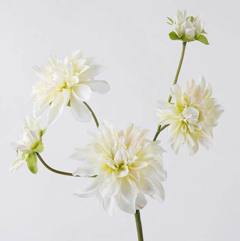 26" Faux Flowers Dahlia Spray