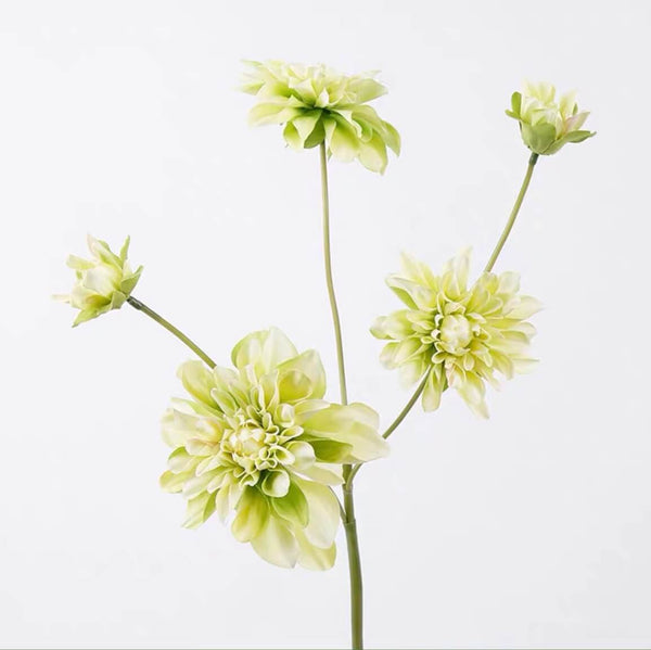 26" Faux Flowers Dahlia Spray