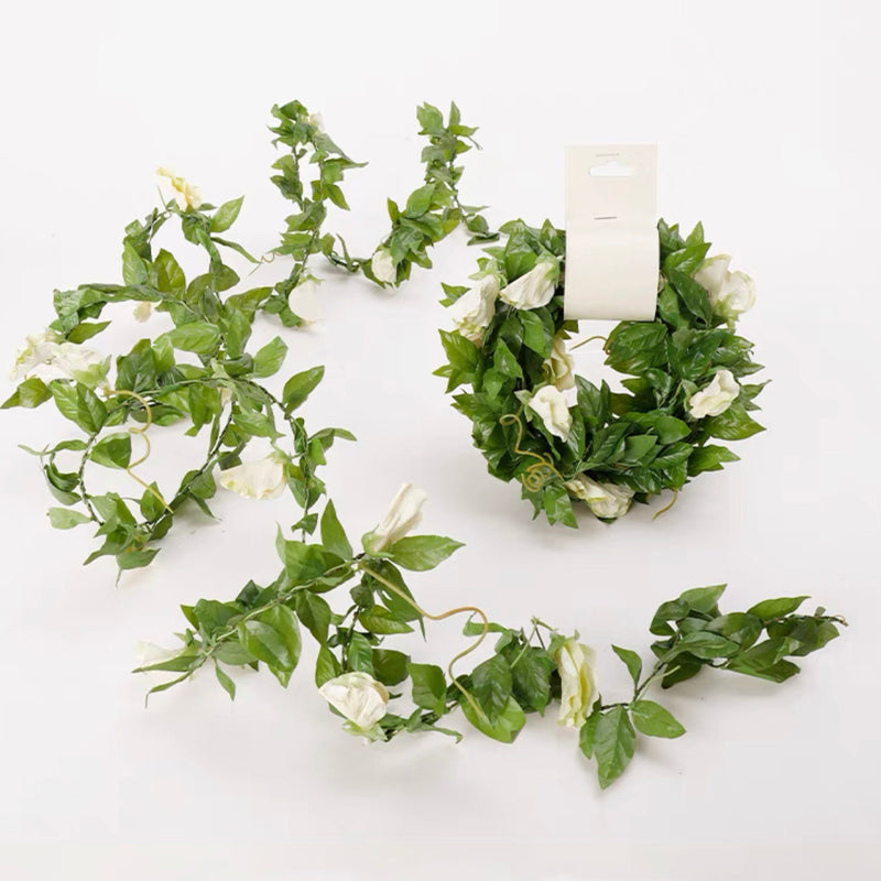 71" Artificial Hanging Pea Flower Vine