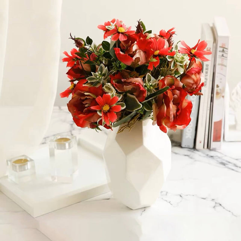 Romantic Red Fake Bouquet