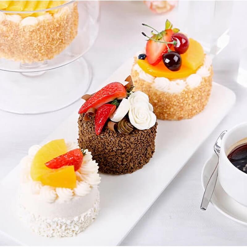 3.5" Fake Fruit Cheese Cake