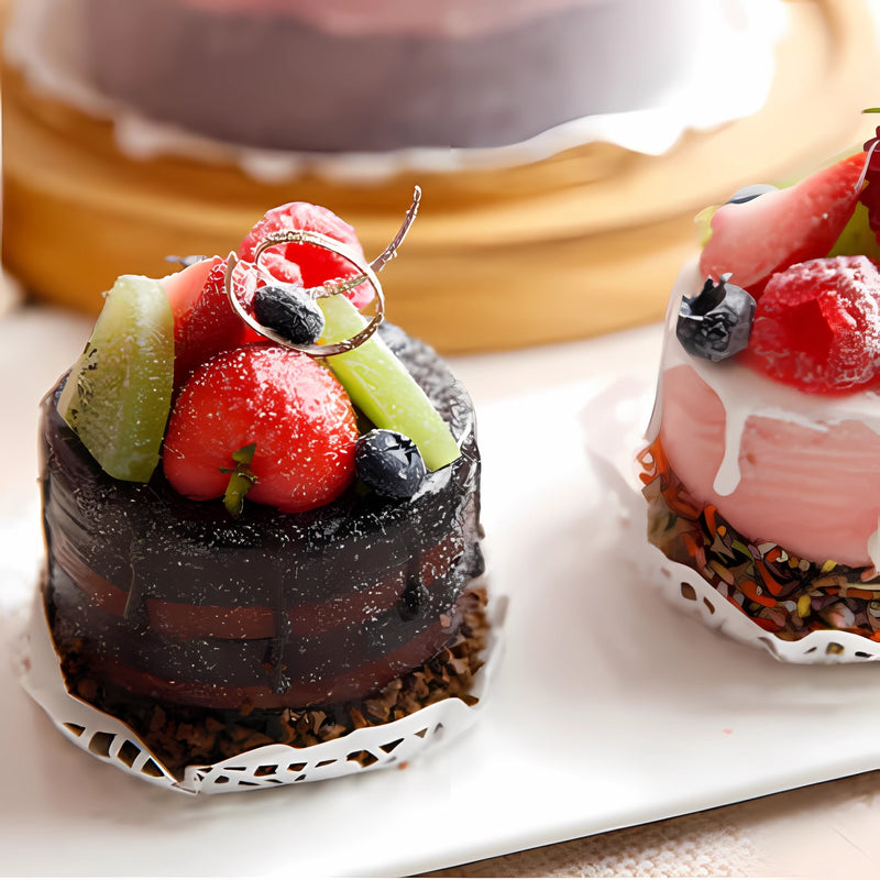 3" Berry Ice Cream Cake Set