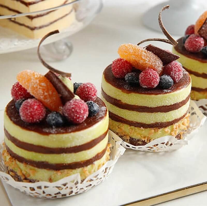 3" Chocolate Naked Cake