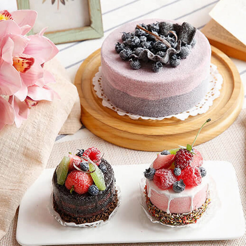 3" Berry Ice Cream Cake Set