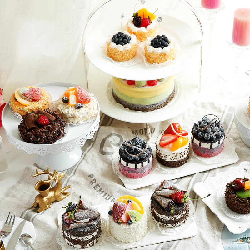 3.5" Fake Fruit Cheese Cake
