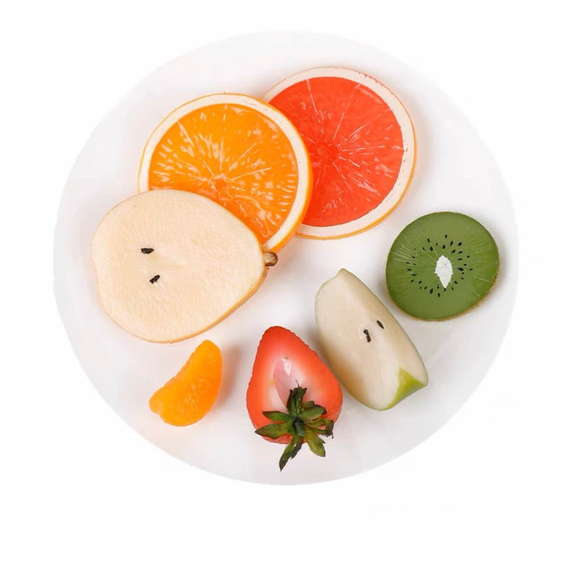 Fake Mixed Fruits Slices Set of 7