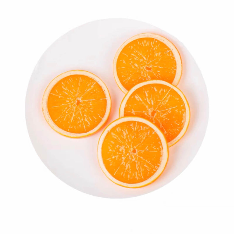 Fake Orange Fruit Slices (Set of 4)