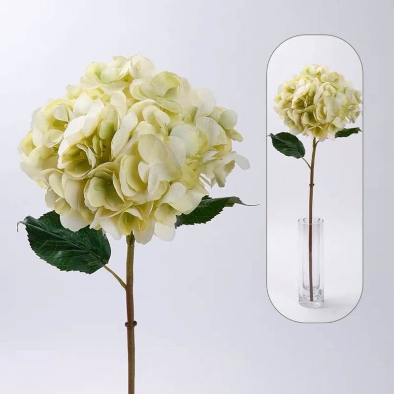 25" Faux Hydrangea Silk Flower