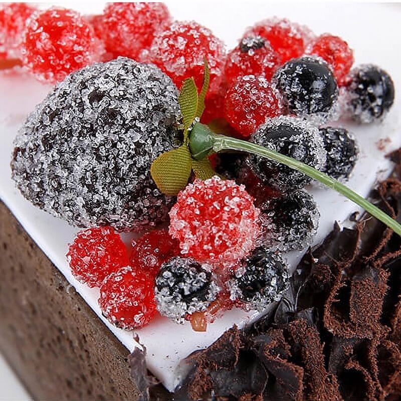 Candy Chocolate Cake Slices