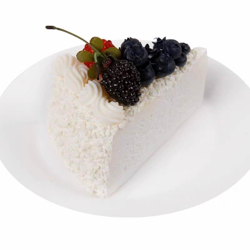 Berry Cream Cake Slice