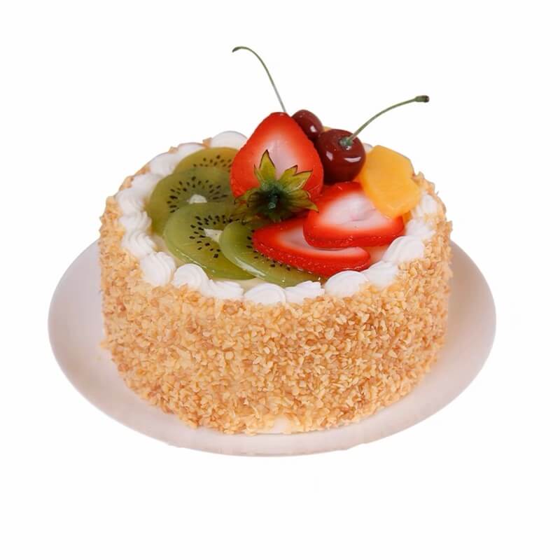 6" Fake Fruit Cheese Cake