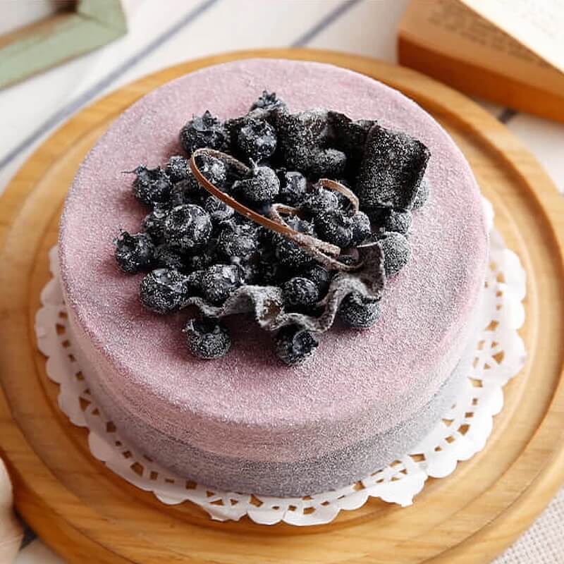 6" Blueberry Ice Cream Cake