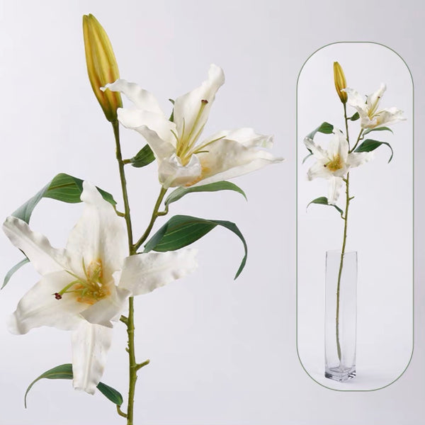 38" Fake German Perfume Lily Spray