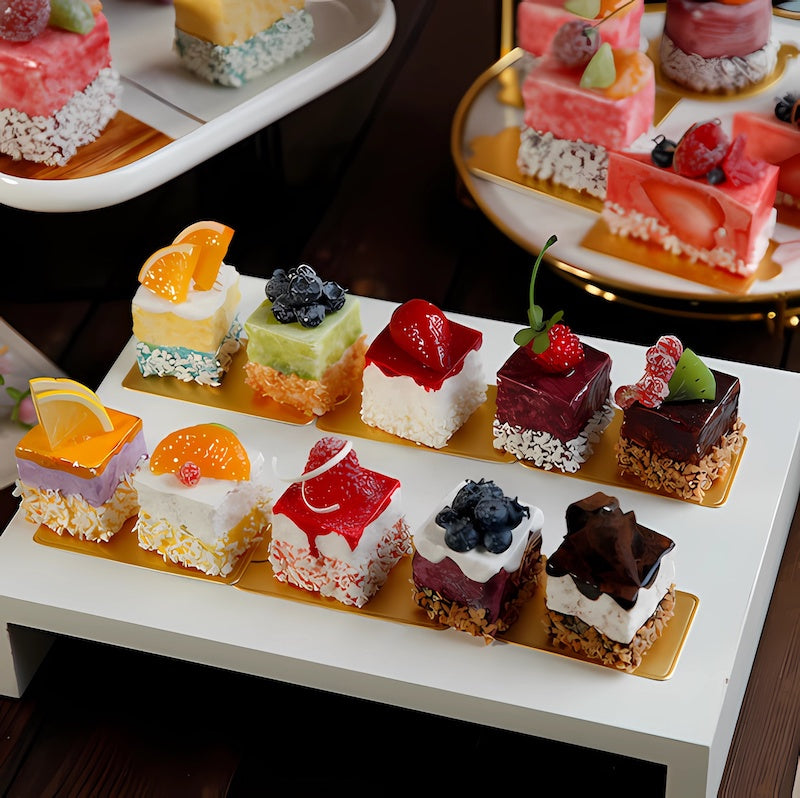 1.5" Fruits Pastry Cakes Set