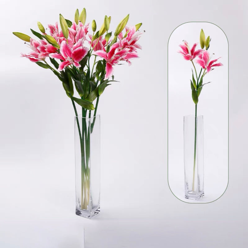 30" Faux Lilies Stem (Set of 6)