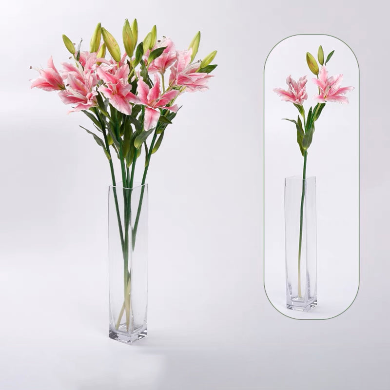 30" Faux Lilies Stem (Set of 6)