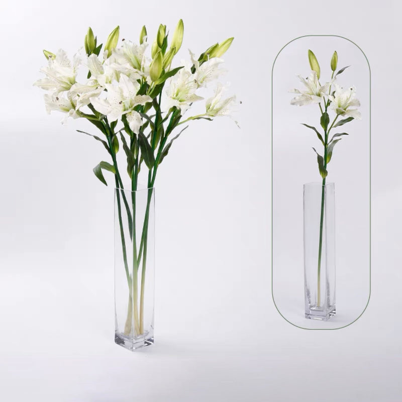 30" Faux Lilies Stem (Set of 6)