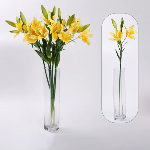 30" Faux Lilies Stem (Set of 6)