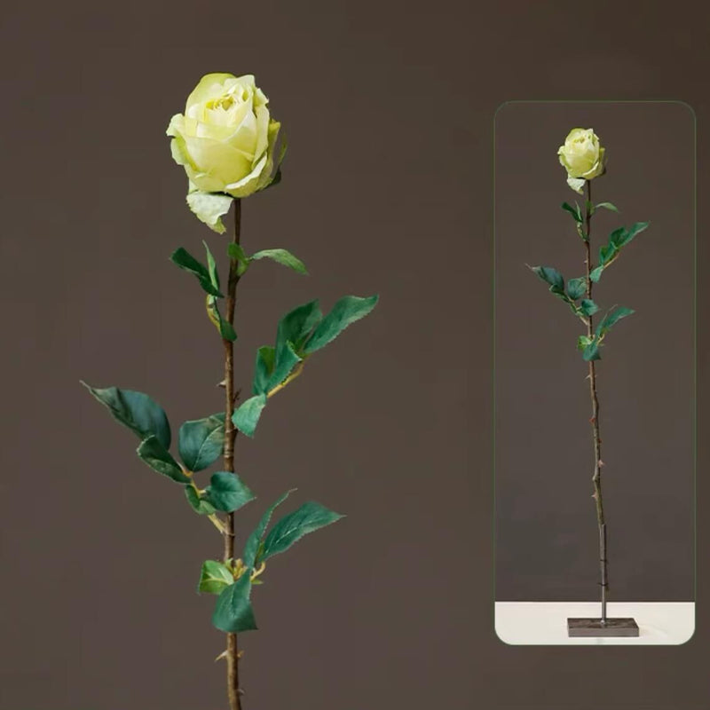 French Silk Roses Stem (Set of 6)