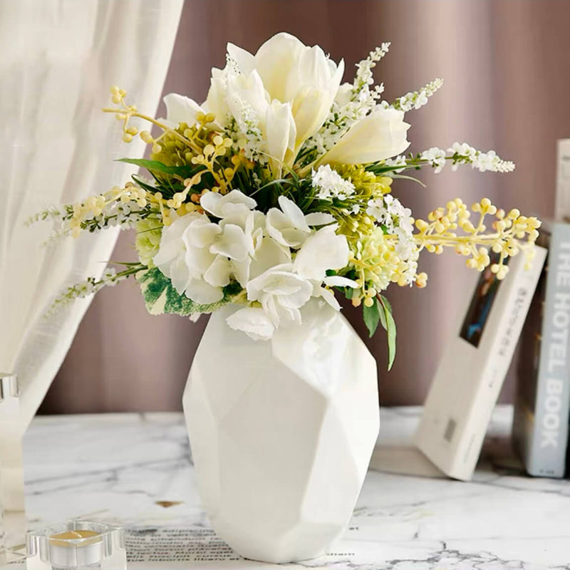 White Elegant Fake Bouquet